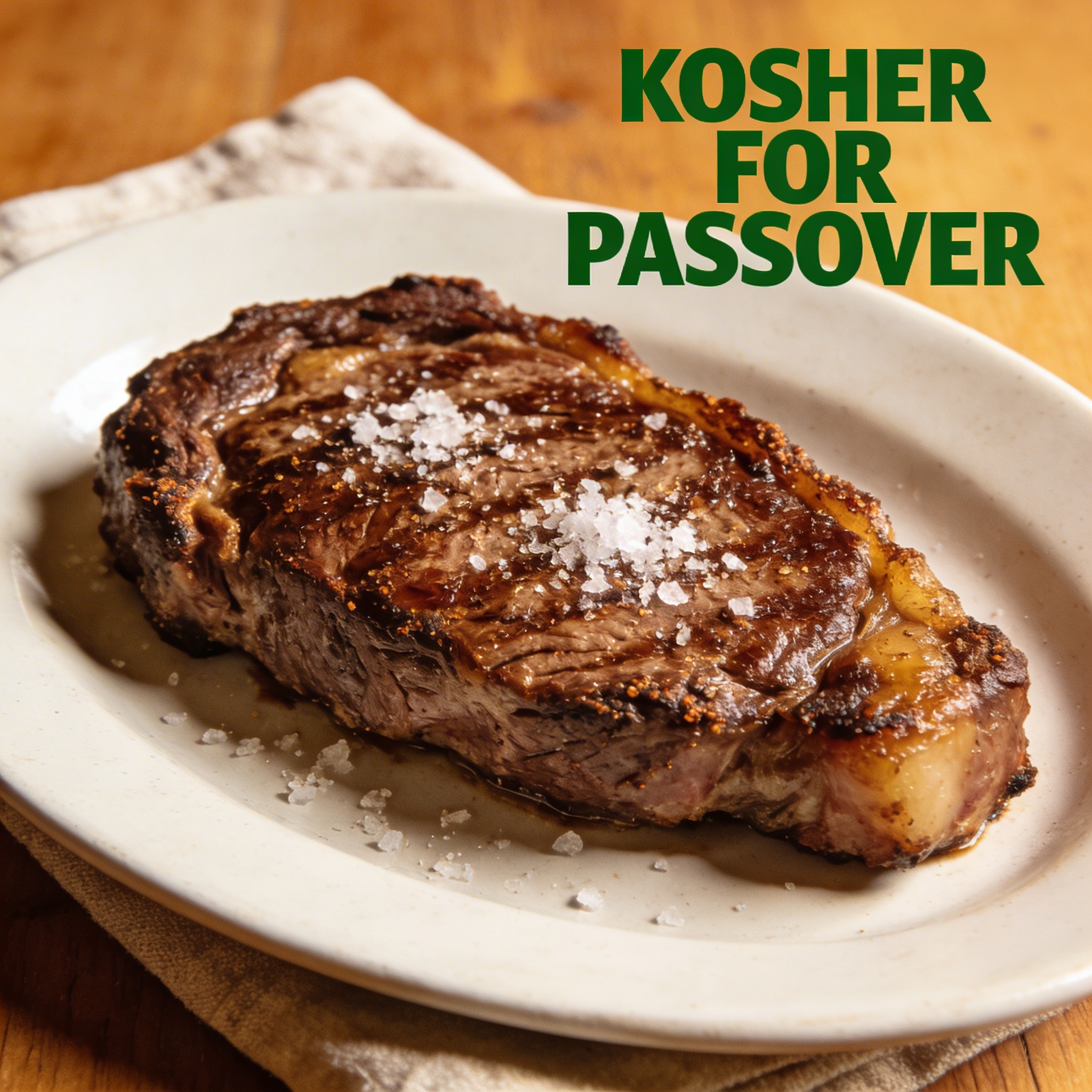 סטייק עם מלח